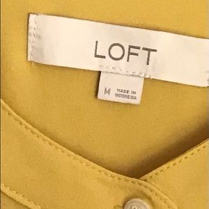 Loft golden color blouse.